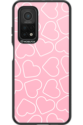 Line Heart Pink - Xiaomi Mi 10T 5G