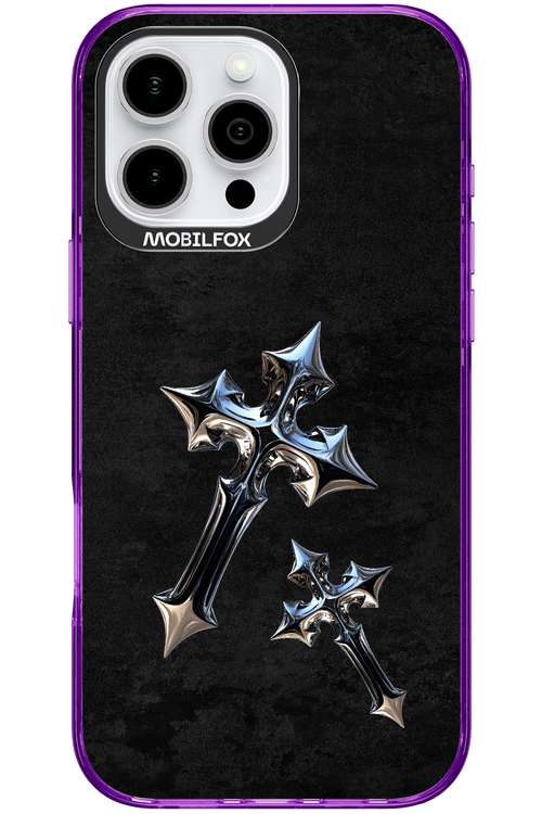 Chrome Crosses - Apple iPhone 16 Pro Max