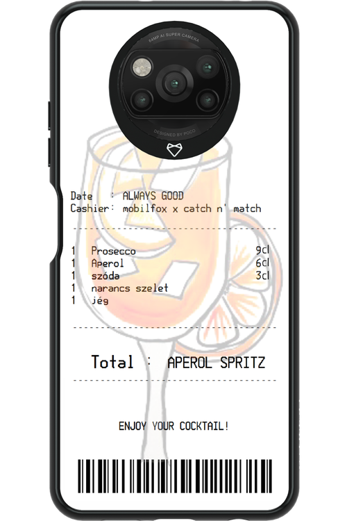 aperol spritz koktél - Xiaomi Poco X3 NFC