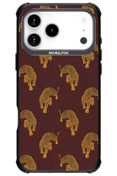 Burgundy Leopard Pattern - Apple iPhone 17 Pro Max