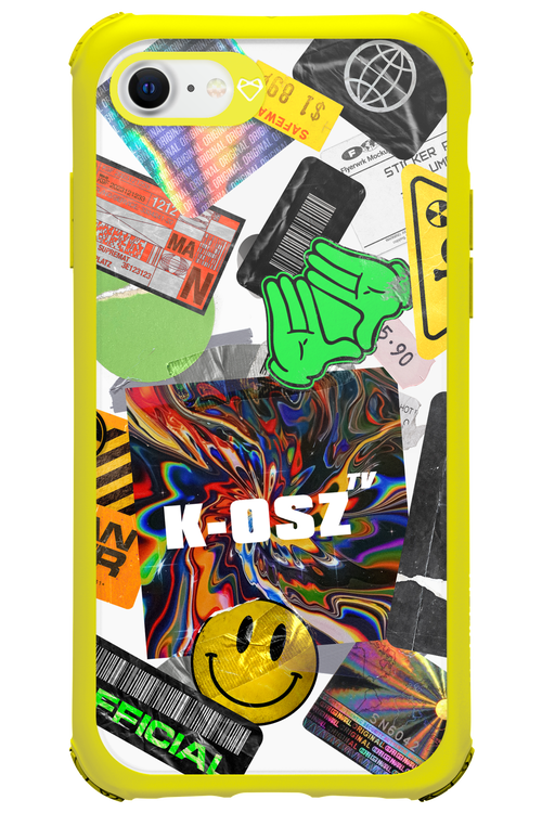 K-osz Sticker Transparent - Apple iPhone 8