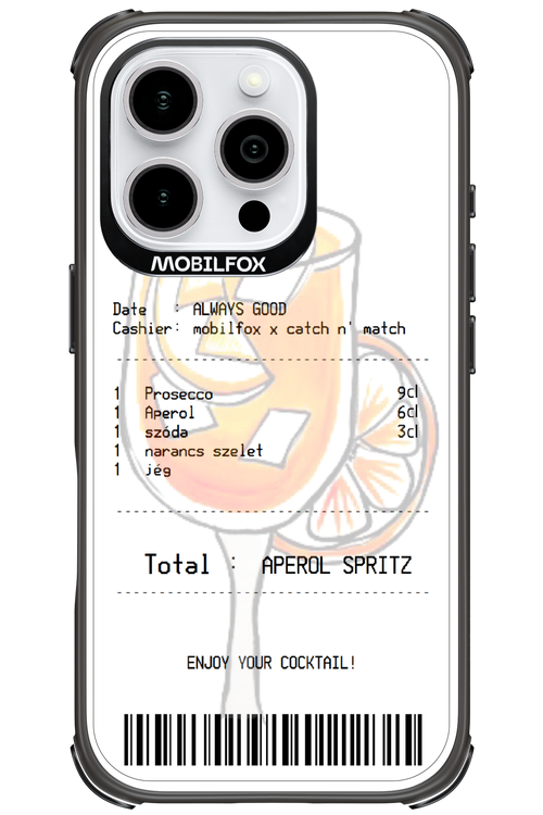 aperol spritz koktél - Apple iPhone 16 Pro