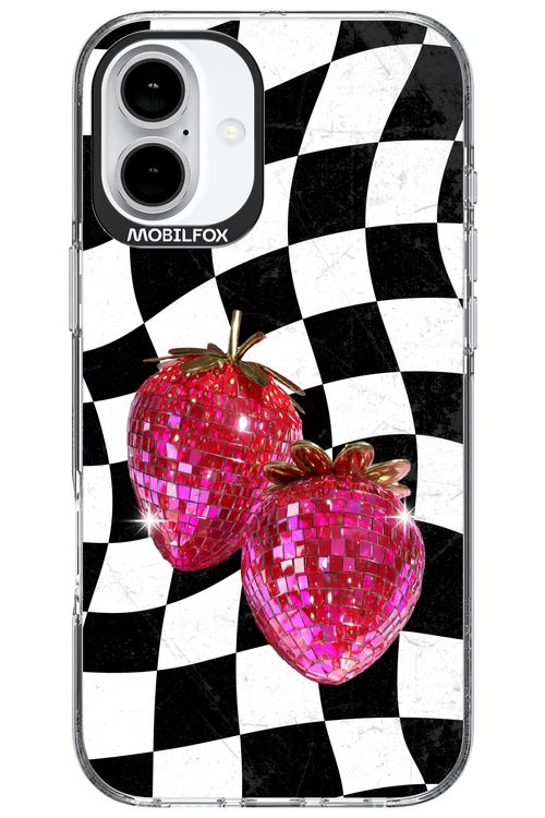 Disco Strawberry 2.0 - Apple iPhone 16 Plus