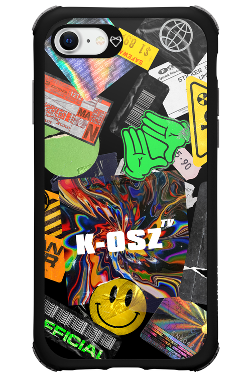 K-osz Sticker Black - Apple iPhone 7