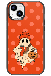 Ghost Girl (Orange) - Apple iPhone 15 Plus
