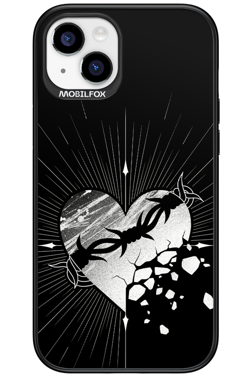 Fehér Szív - Apple iPhone 15 Plus