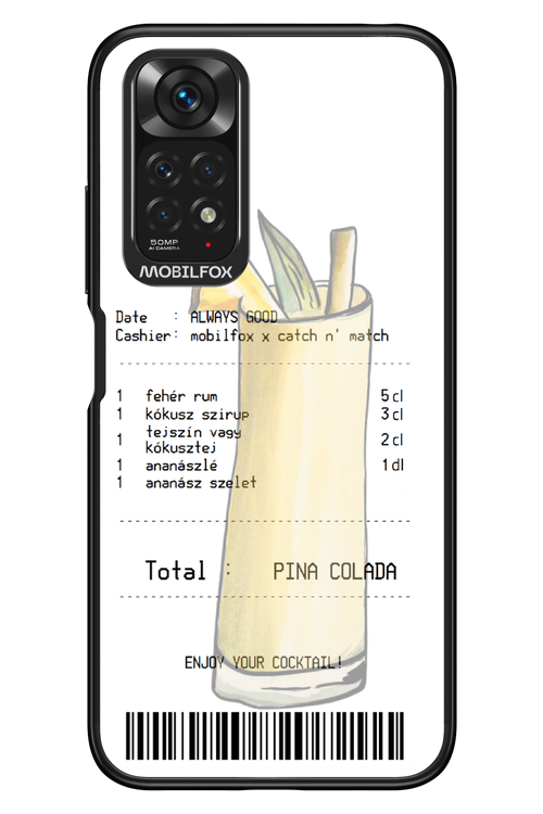 pina colada koktél - Xiaomi Redmi Note 11/11S 4G