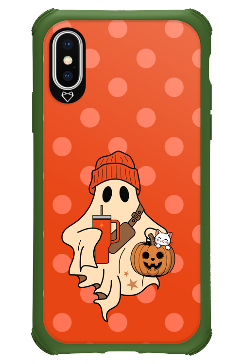 Ghost Girl (Orange) - Apple iPhone XS