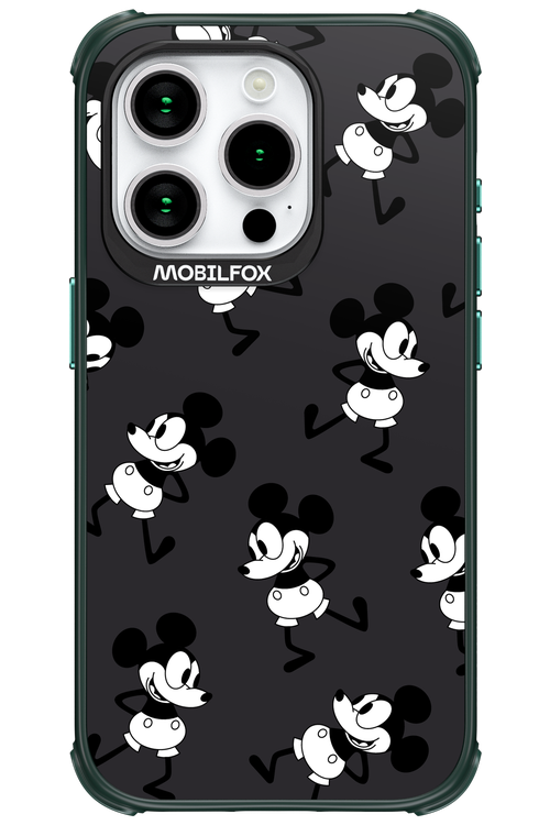 Iconic Mouse (antracite pattern) - Apple iPhone 15 Pro