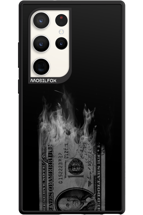 Money Burn B&W 2.0 - Samsung Galaxy S23 Ultra