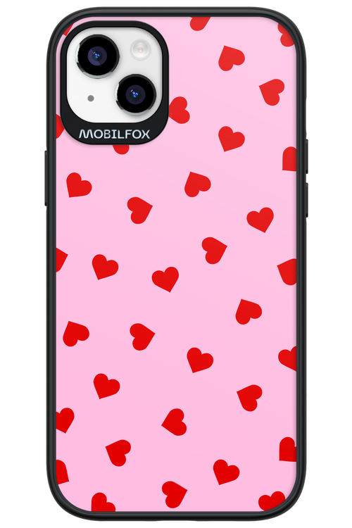 Sprinkle Heart Pink - Apple iPhone 14 Plus