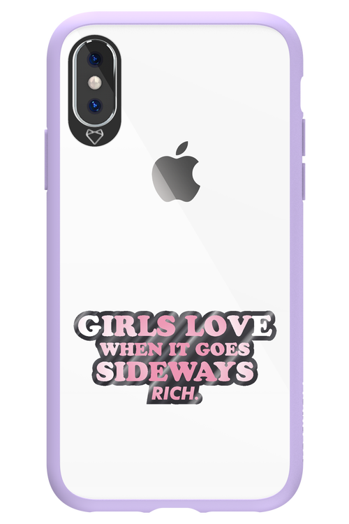 When it goes sideways - Apple iPhone X