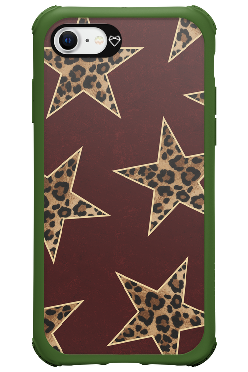 Wild Stars Burgundy - Apple iPhone SE 2022