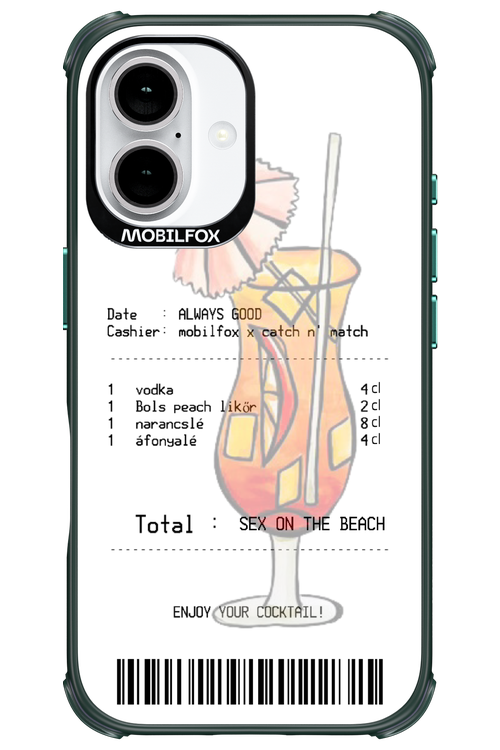 sex on the beach koktél - Apple iPhone 16