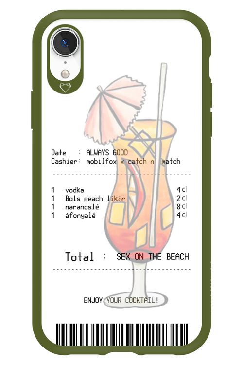 sex on the beach koktél - Apple iPhone XR