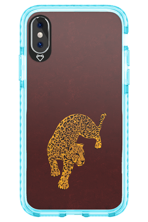 Burgundy Leopard - Apple iPhone X