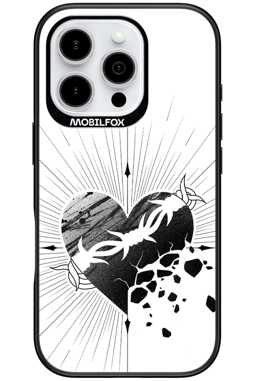 Fekete Szív 2.0 - Apple iPhone 16 Pro