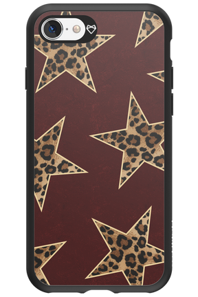 Wild Stars Burgundy - Apple iPhone SE 2022