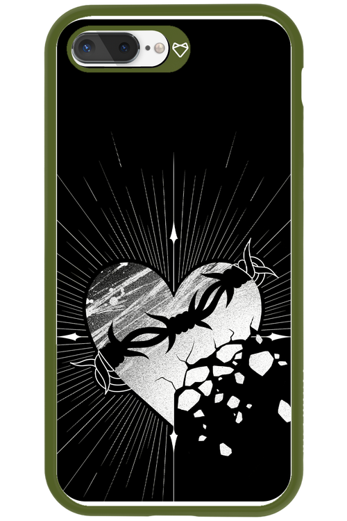 Fehér Szív - Apple iPhone 8 Plus