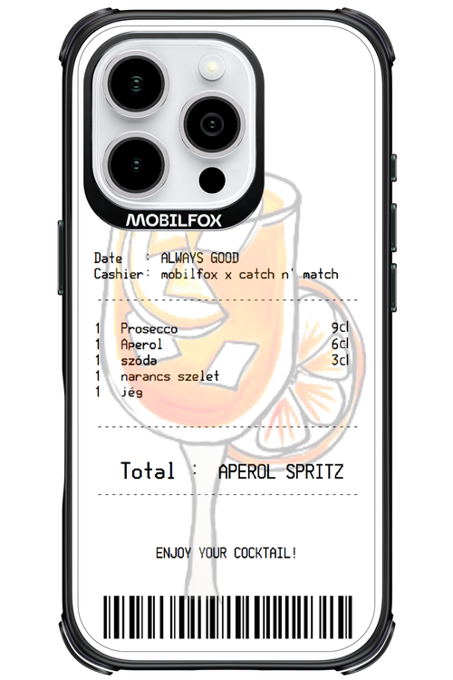 aperol spritz koktél - Apple iPhone 16 Pro