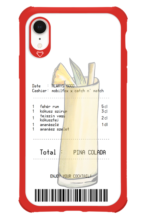 pina colada koktél - Apple iPhone XR