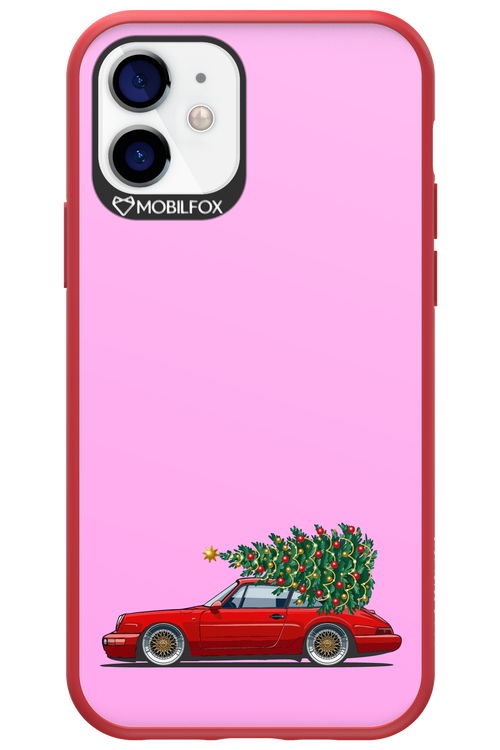 XMAS Car Pink - Apple iPhone 12