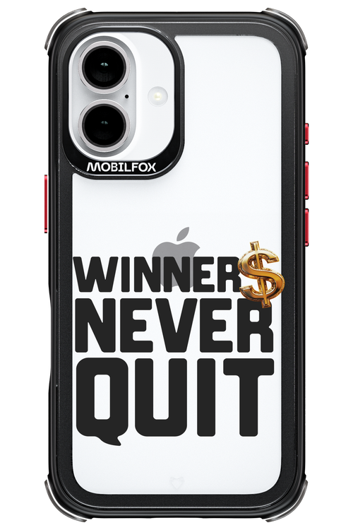 Winners Never Quit 2.0 - Apple iPhone 16
