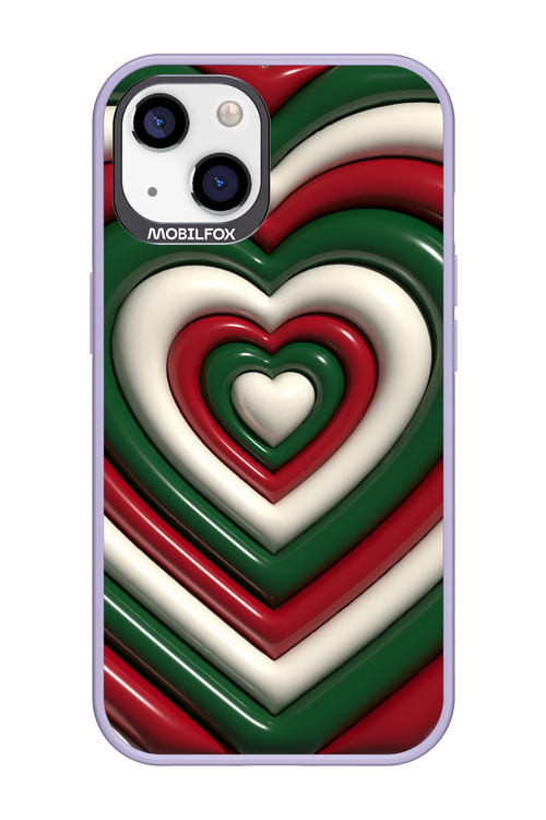 XMAS Hearts - Apple iPhone 13