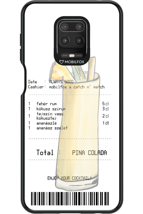 pina colada koktél - Xiaomi Redmi Note 9 Pro