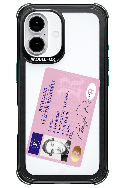Vezetői engedély - Apple iPhone 16