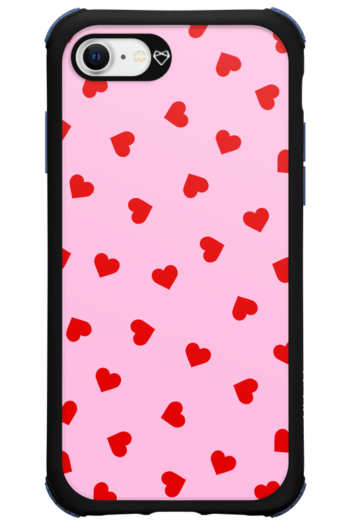 Sprinkle Heart Pink - Apple iPhone 8