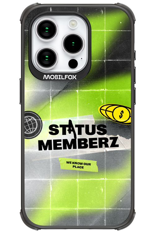 Status Memberz - Apple iPhone 15 Pro