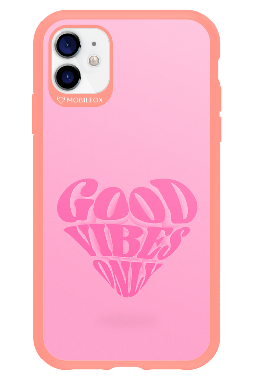 Good Vibes Heart - Apple iPhone 11