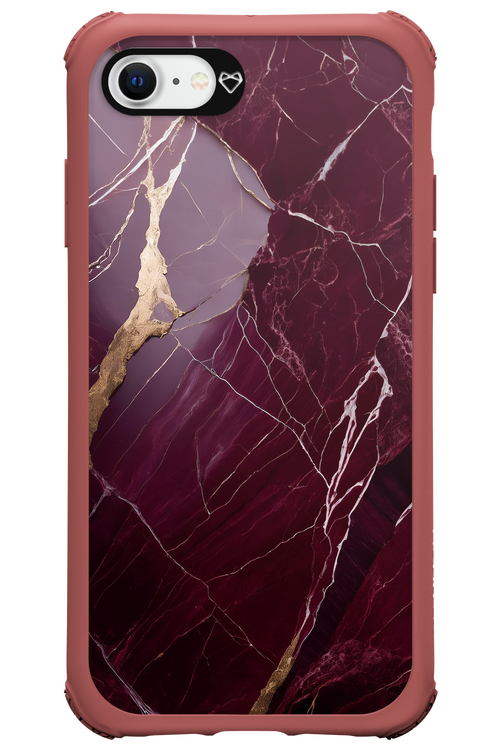 Burgundy Marble - Apple iPhone 8