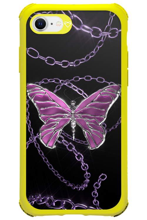 Butterfly Necklace - Apple iPhone SE 2022