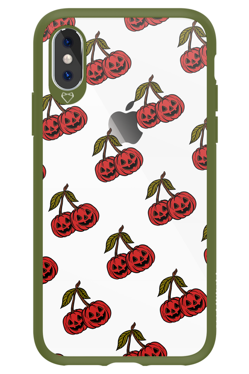 Spicey Pumpkin (Transparent) - Apple iPhone X