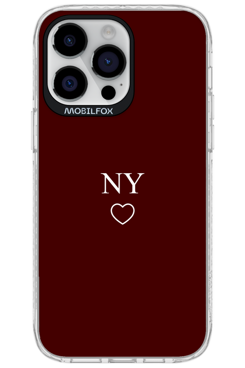 NY Burgundia 2.0 - Apple iPhone 14 Pro Max