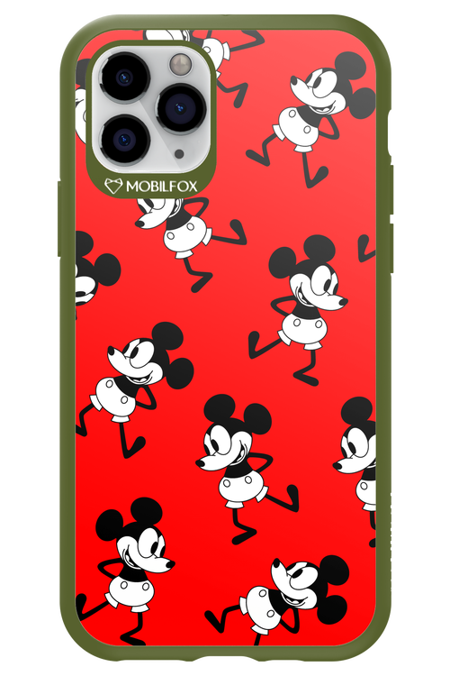 Iconic Mouse (red pattern) - Apple iPhone 11 Pro