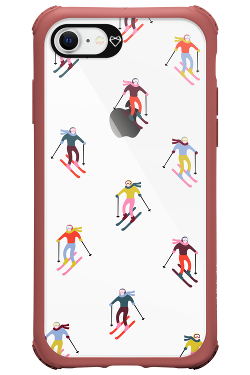 Snow Motion (Transparent) - Apple iPhone 8