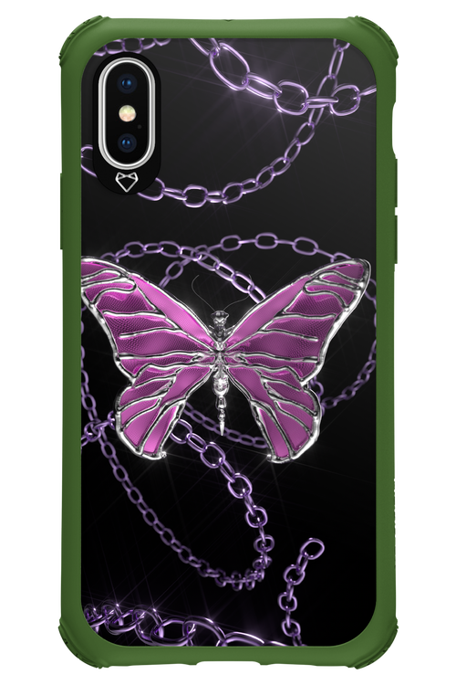 Butterfly Necklace - Apple iPhone XS