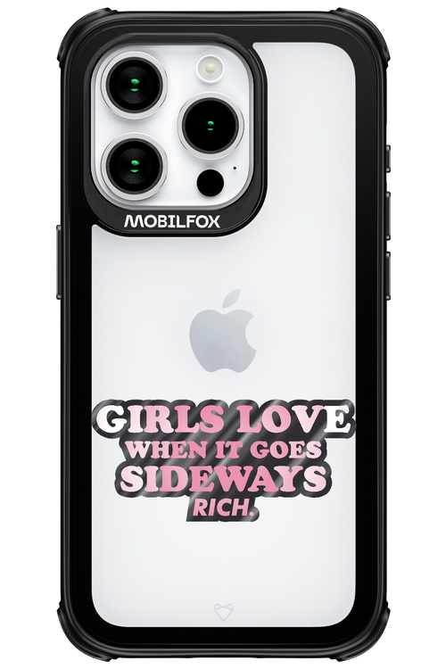 When it goes sideways - Apple iPhone 15 Pro