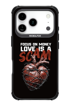 Focus on money, love is a scam - Apple iPhone 17 Pro