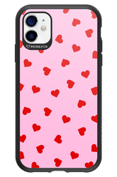 Sprinkle Heart Pink - Apple iPhone 11