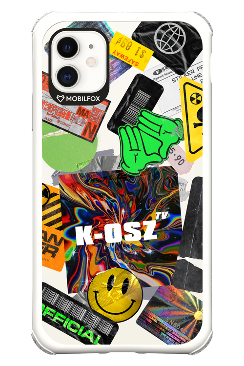 K-osz Sticker Transparent - Apple iPhone 11