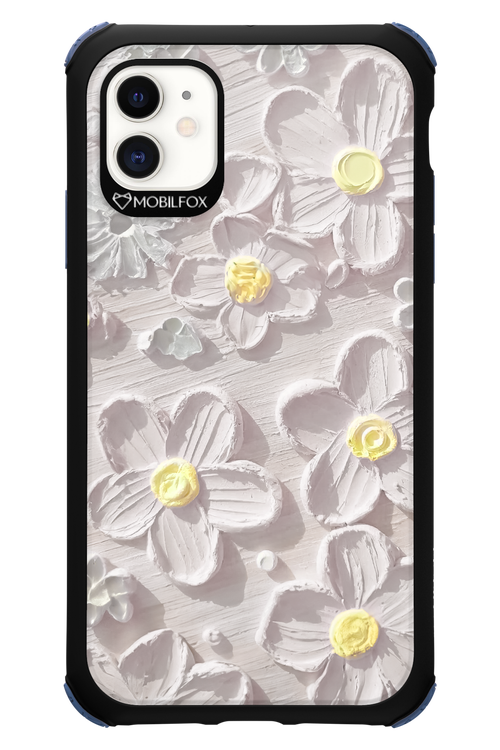 White Flowers - Apple iPhone 11