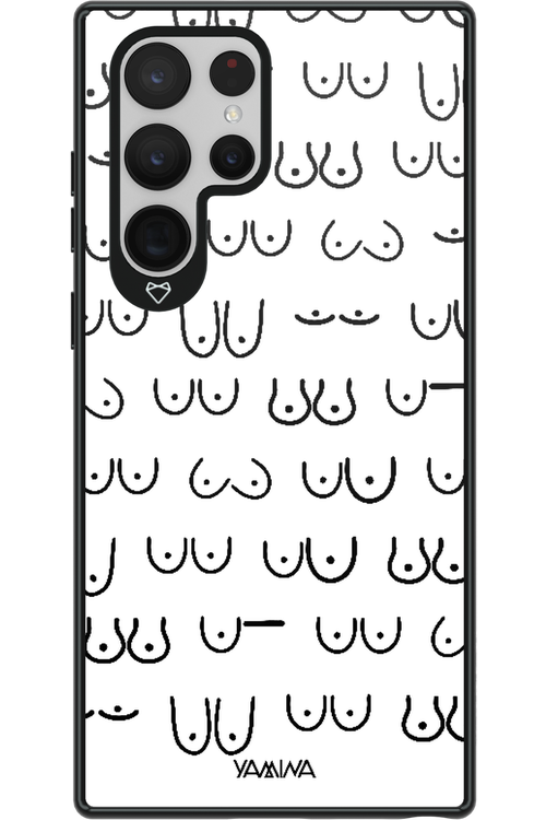 Boobies (white) - Samsung Galaxy S22 Ultra