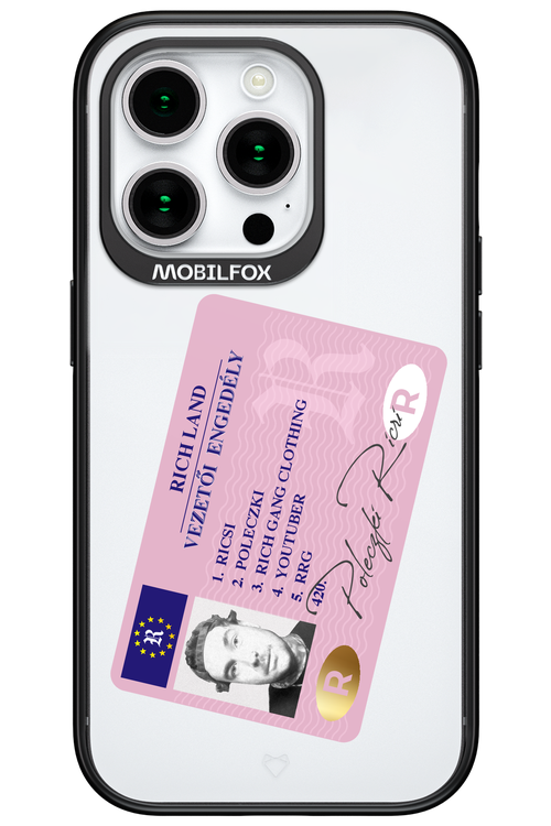 Vezetői engedély - Apple iPhone 15 Pro