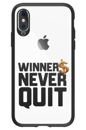 Winners Never Quit - Apple iPhone X