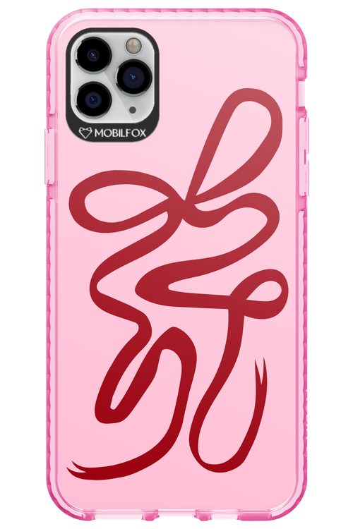 Burgundy Bow - Apple iPhone 11 Pro Max