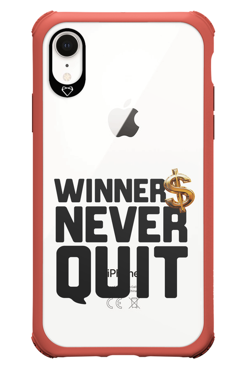 Winners Never Quit - Apple iPhone XR
